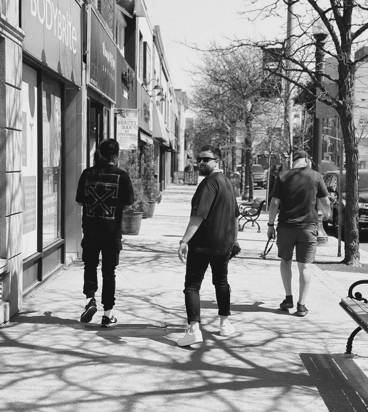 Team having a walk